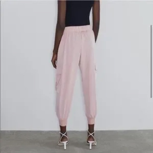 ZARA Rose Jogger Style Pull Up Comfy Jogger Pants - Picture 3 of 13